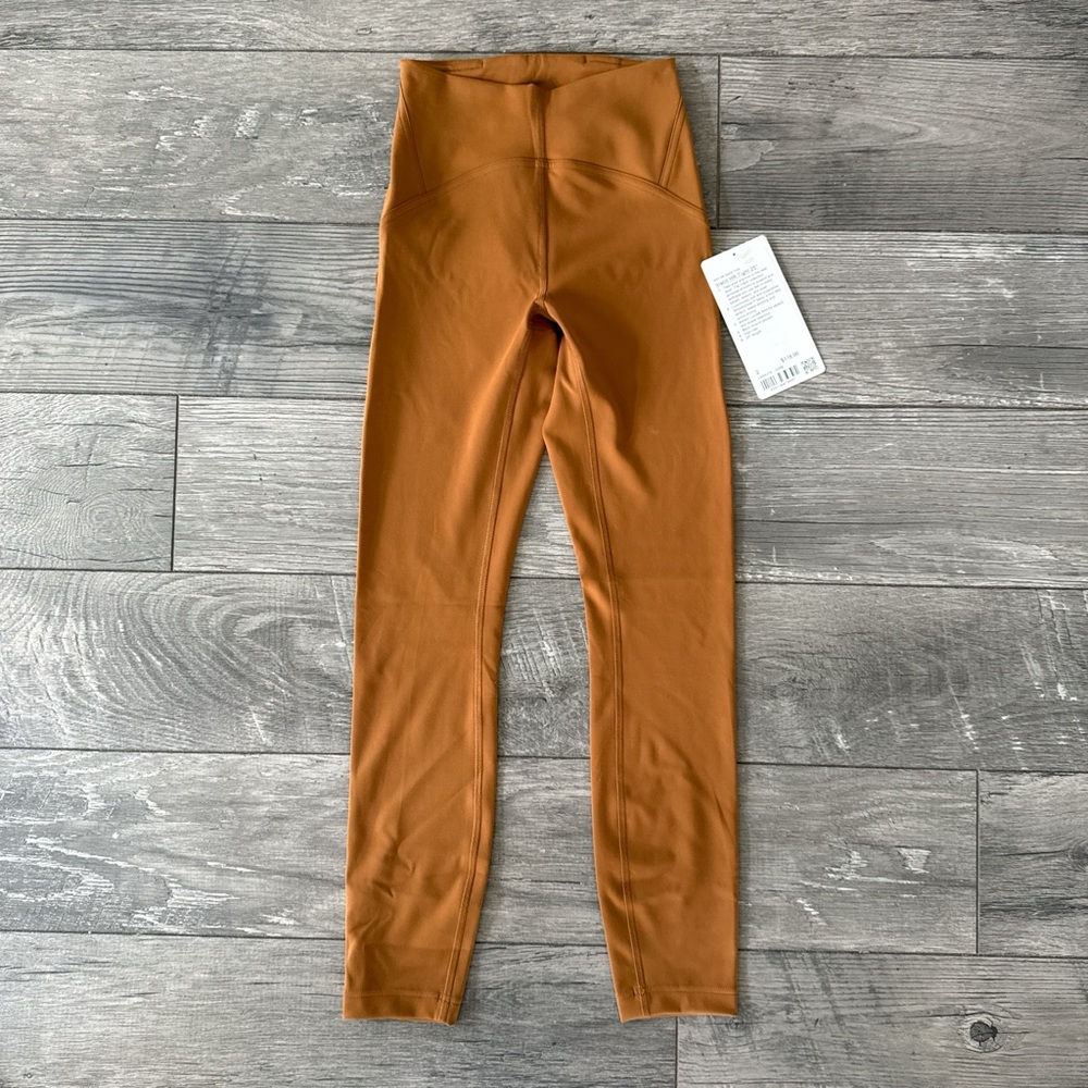 NWT Lululemon Instill HR Tight 25” Copper Brown